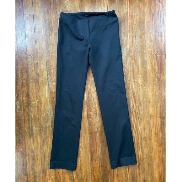 JOSEPH Designer Low Rise Navy Blue Straight Leg Trousers Women's Sz 38UK 6US - Picture 4 of 8
